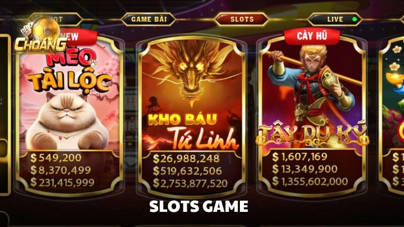 Sân chơi mang đến trải nghiệm Slots game độc đáo